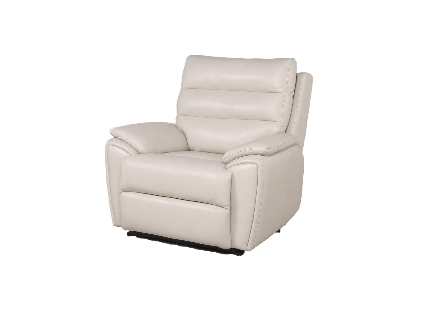 Steve Silver Contemporary Ivory Leather Reclining Chair DU850C FredCo