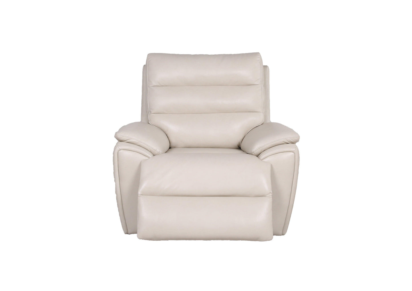 Steve Silver Contemporary Ivory Leather Reclining Chair DU850C FredCo