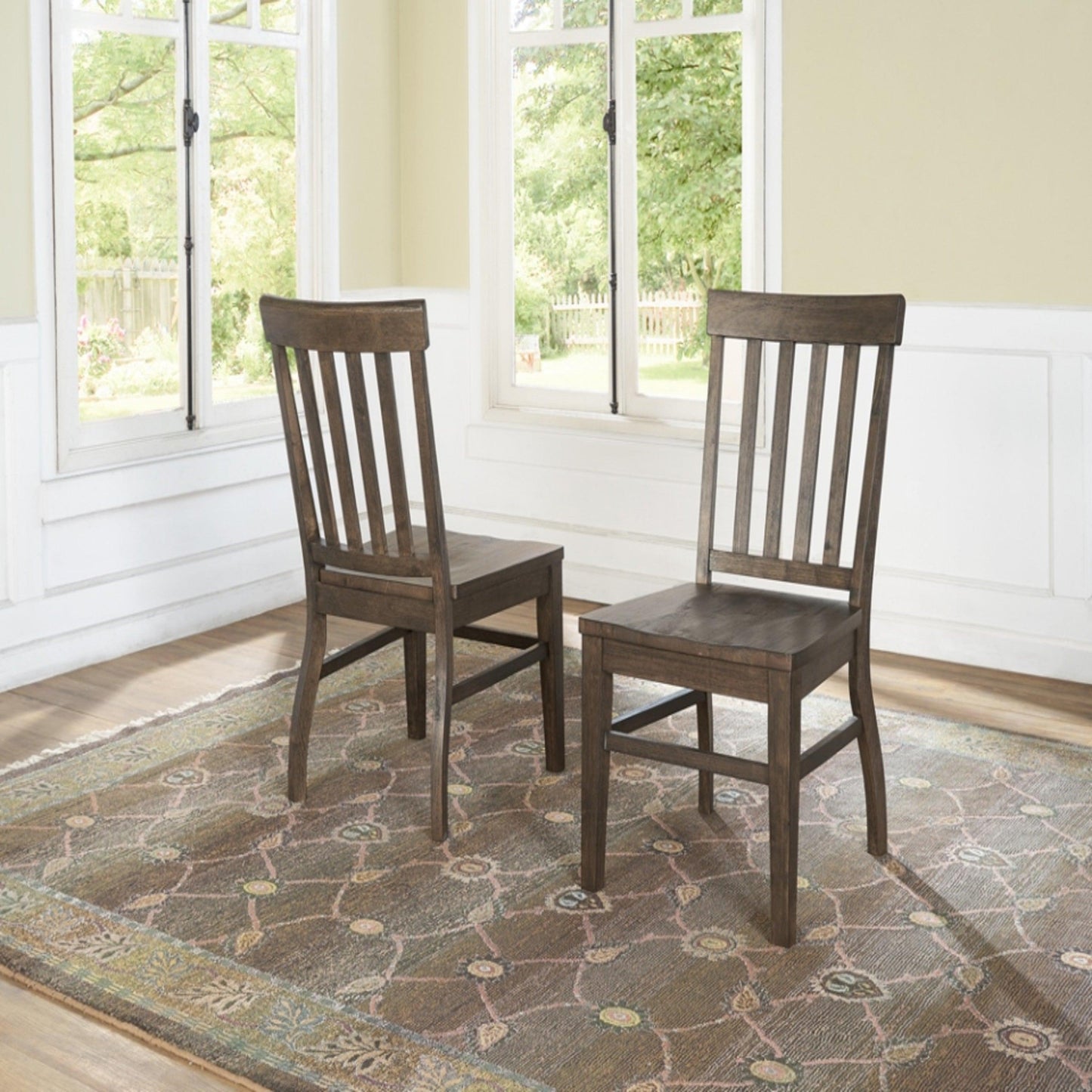 Steve Silver Dark Oak Cayla Side Chair CY400SK FredCo