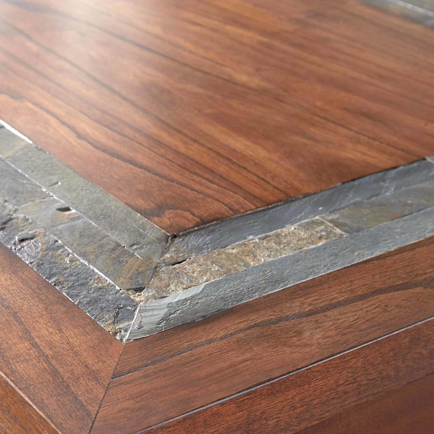 Steve Silver Davenport Slate Sofa Table DA150S FredCo
