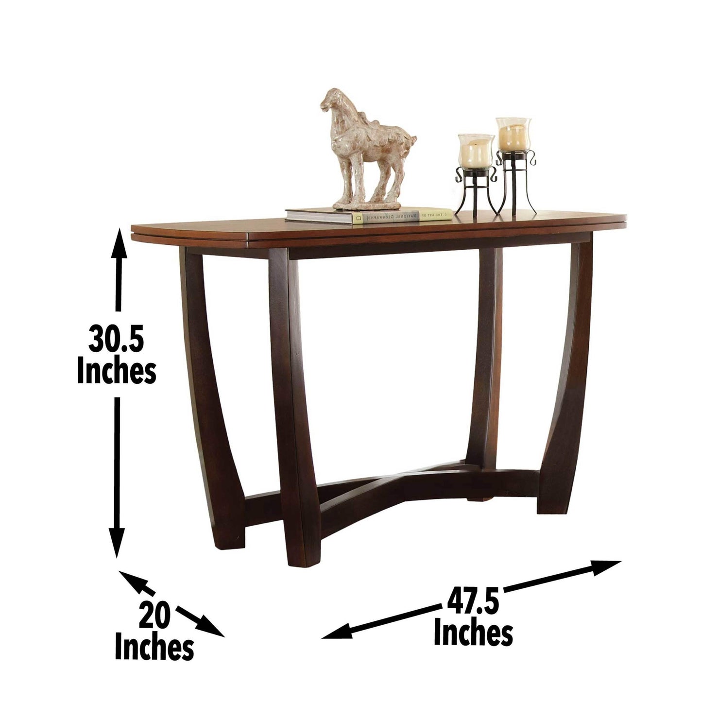 Steve Silver Kenzo Sofa Table KE200S FredCo