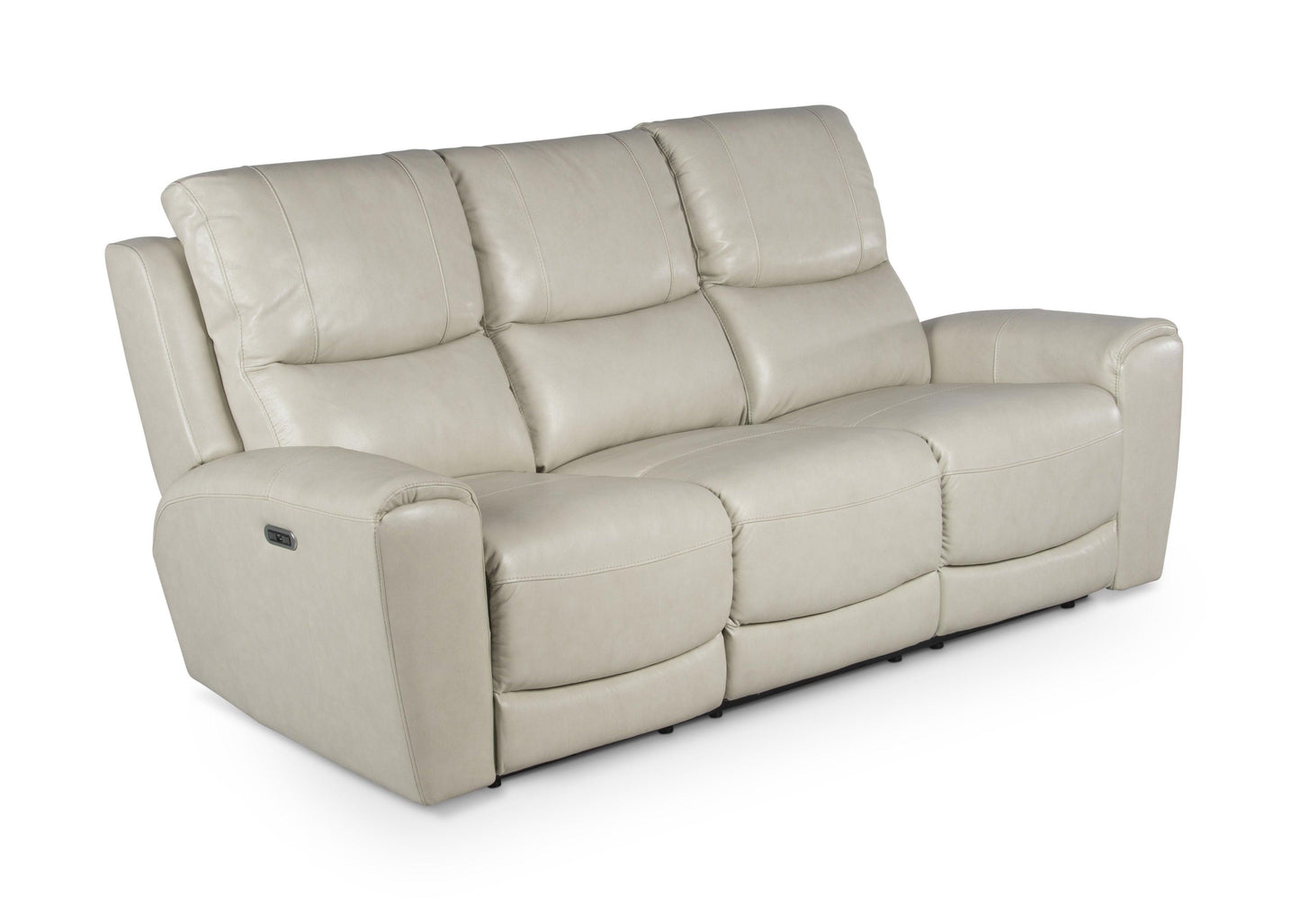 Steve Silver Leather Power Loveseat with Console LL950CLI FredCo