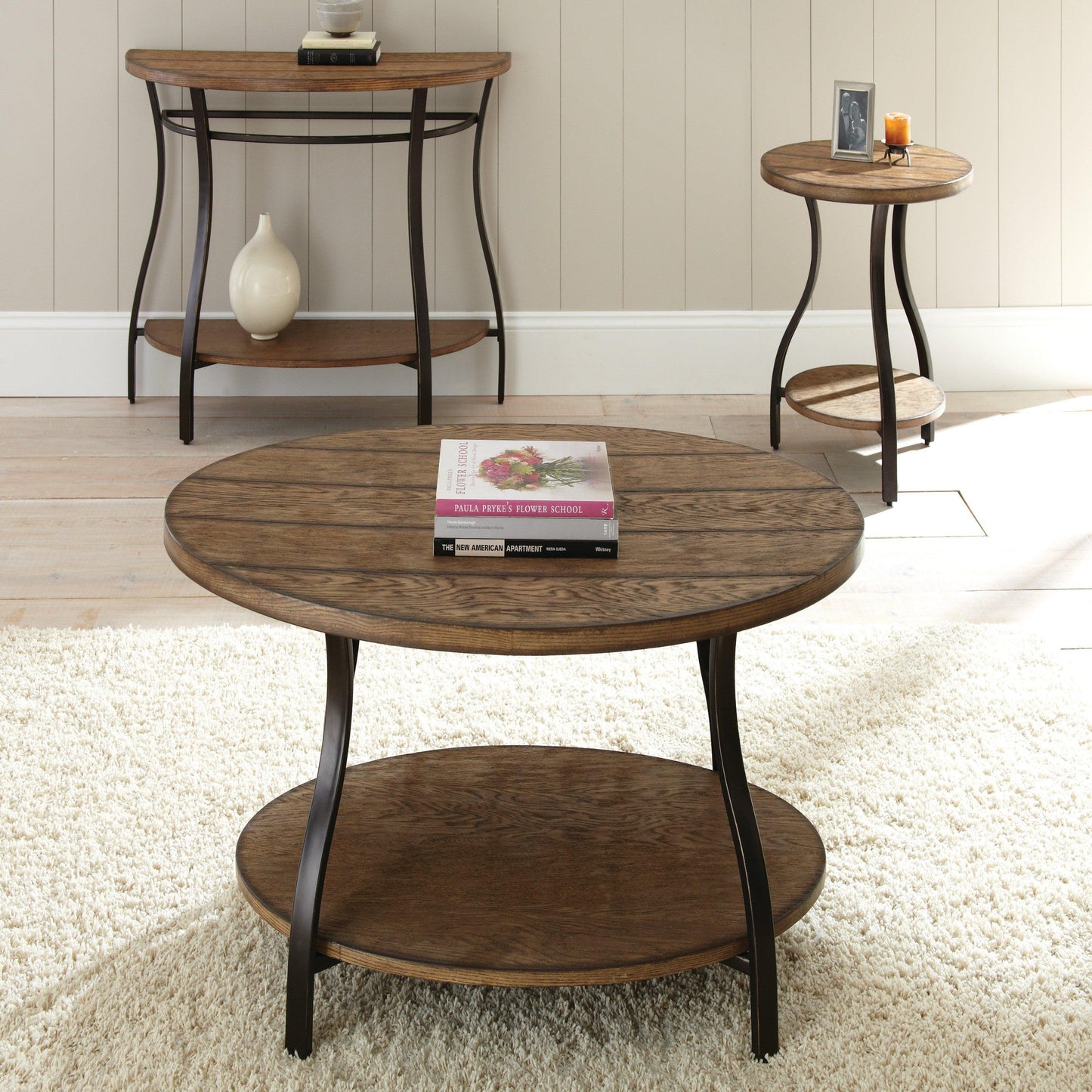 Steve Silver Modern Curves Sofa Table DN200S FredCo