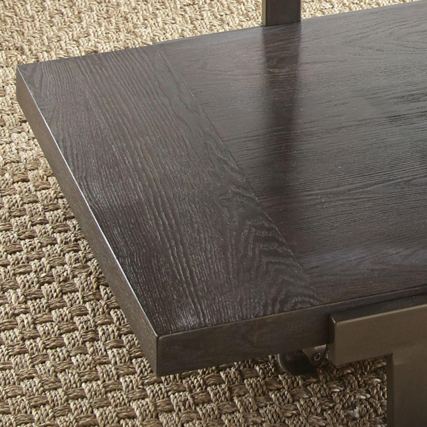 Steve Silver Rustic Industrial Cocktail Table TE300CAS FredCo