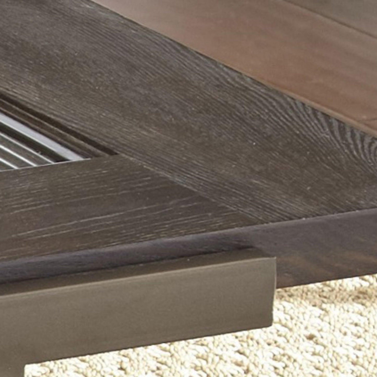Steve Silver Rustic Industrial Cocktail Table TE300CAS FredCo