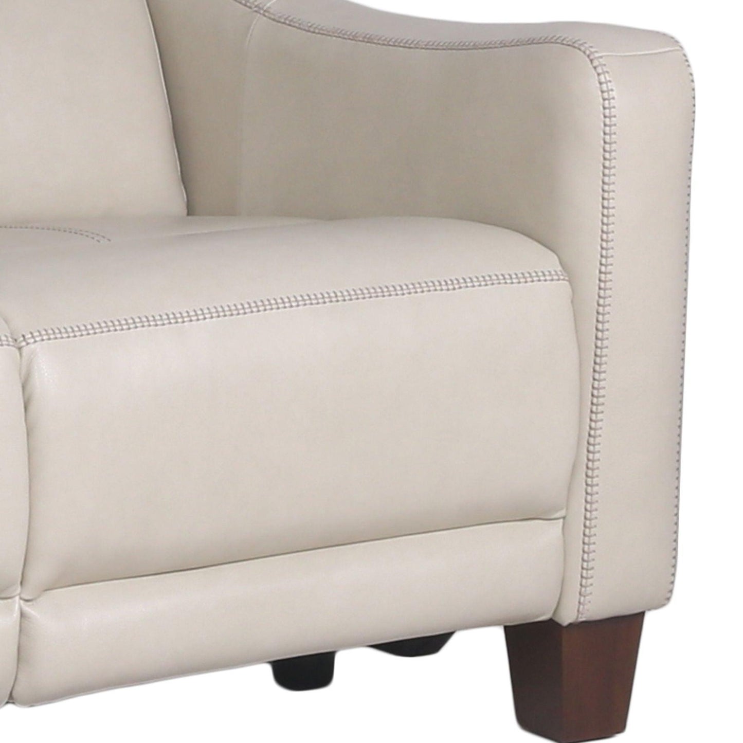 Steve Silver Transitional Dual-Power Leather Reclining Sofa GI850SI FredCo