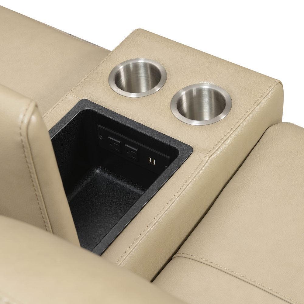 Steve Silver Transitional Leather Power Reclining Group DO950CL FredCo
