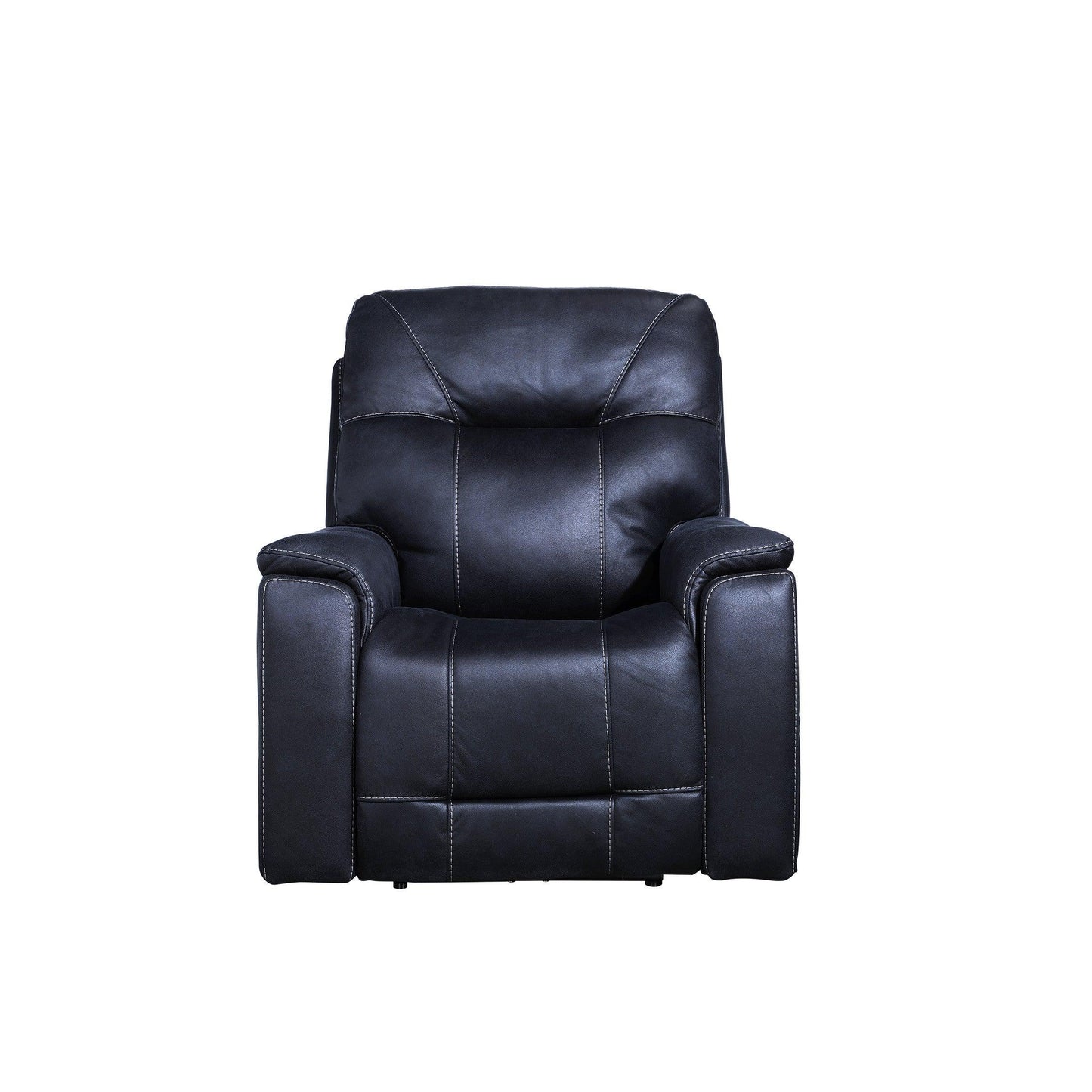 Steve Silver Triple Recliner Dark Blue FredCo