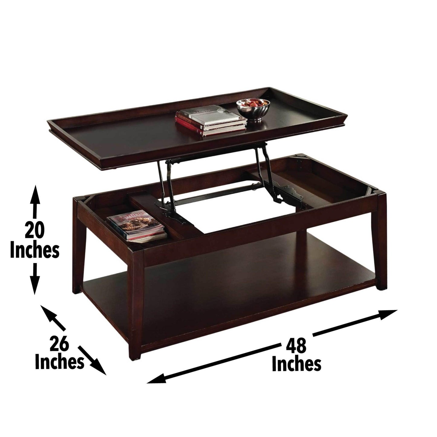 Steve Silver Versatile Lift Top Cocktail Table CL900C FredCo