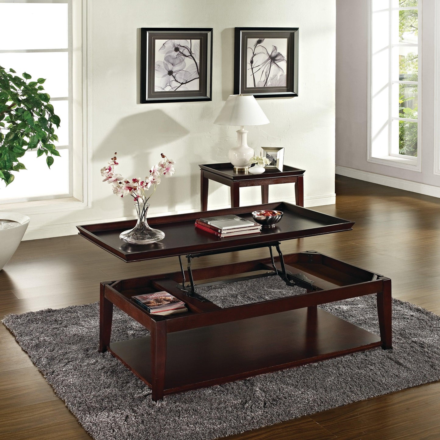 Steve Silver Versatile Lift Top Cocktail Table CL900C FredCo
