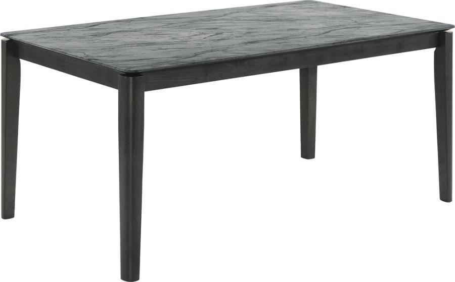 Stevie 5-piece Rectangular Dining Set 115111SLT-S5 Coaster FredCo