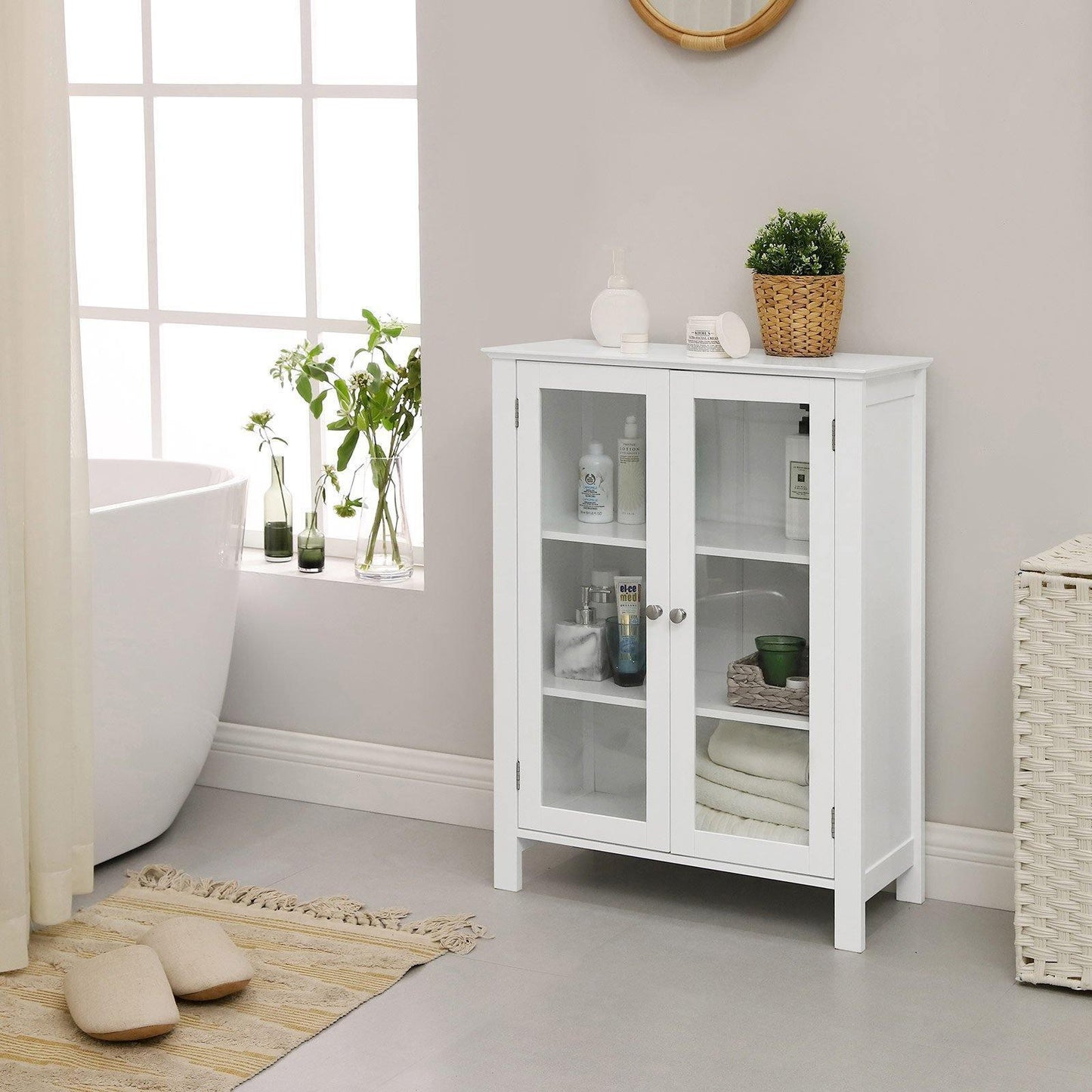 Storage Cabinet Matte White FredCo