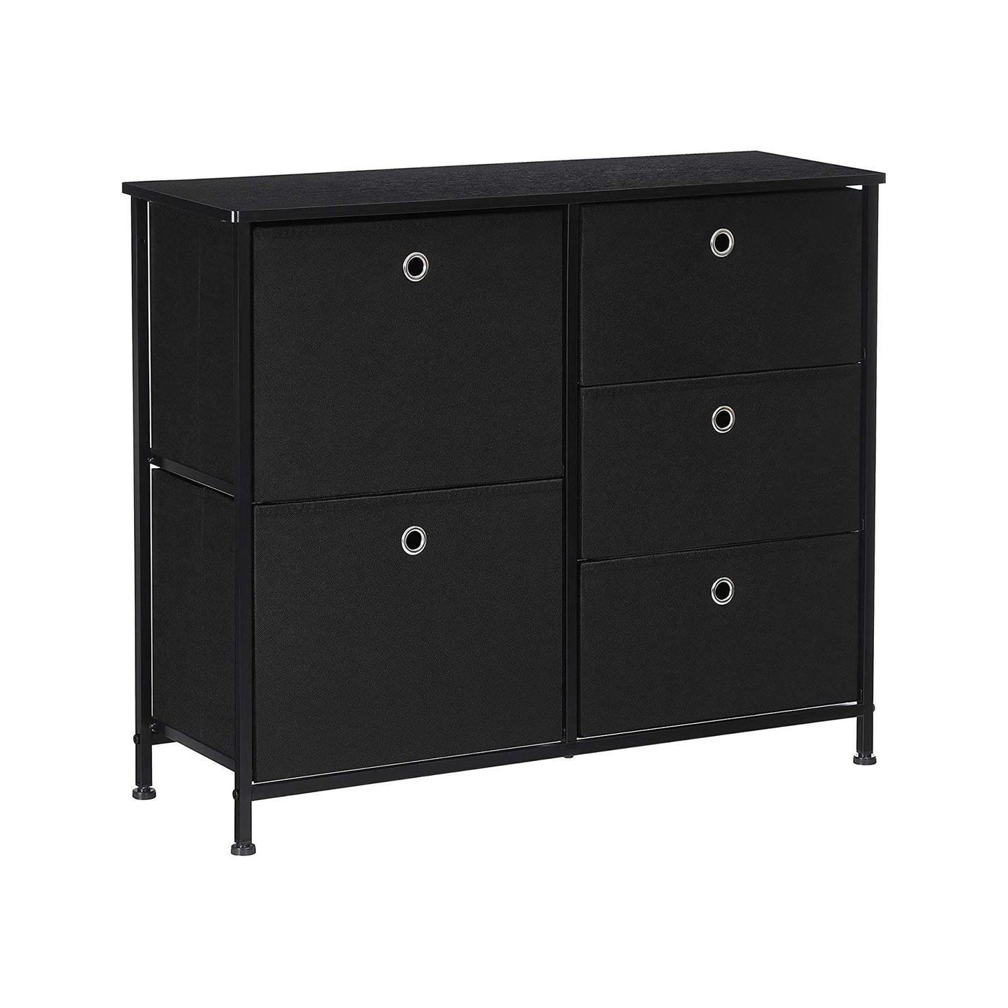 Storage Chest Dresser Black FredCo