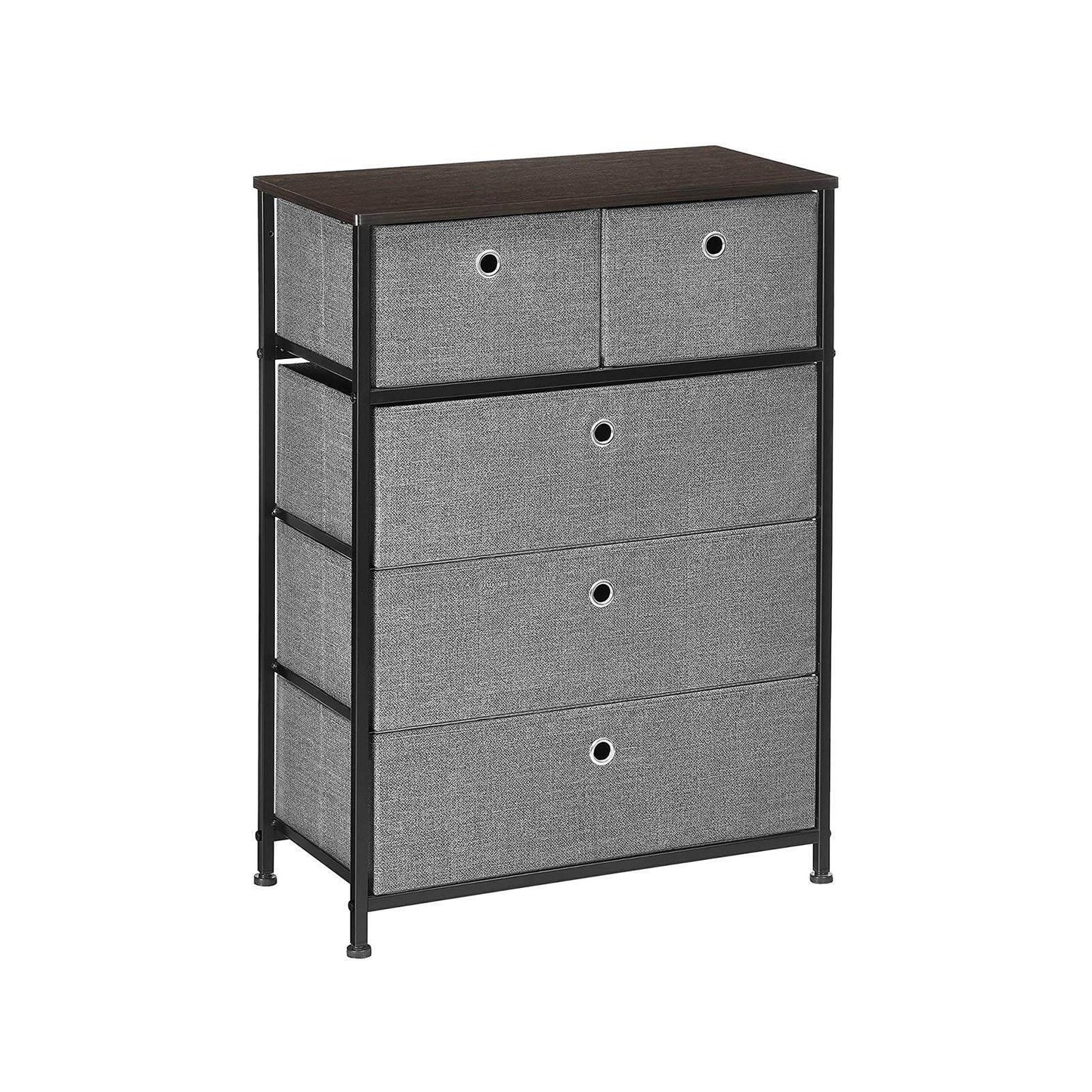 Storage Chest Dresser Dark Walnut FredCo