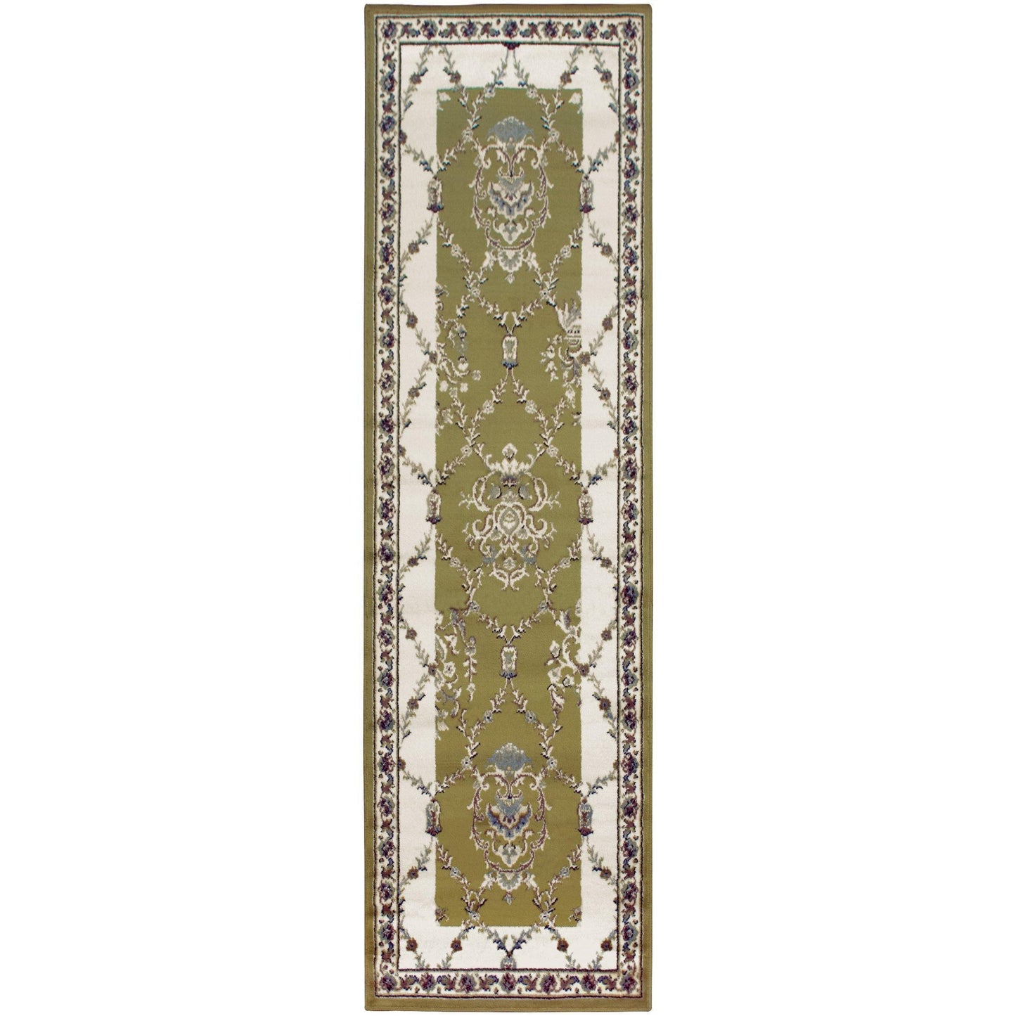 Stratton Vintage Floral Damask Rug FredCo