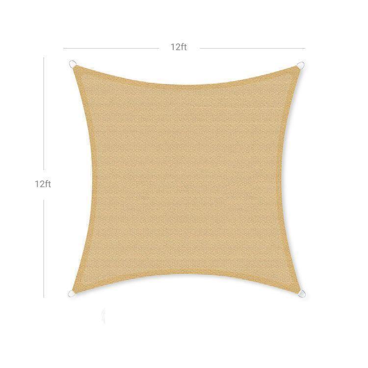 Sun Shade Sail Sand 12ft x 12ft FredCo