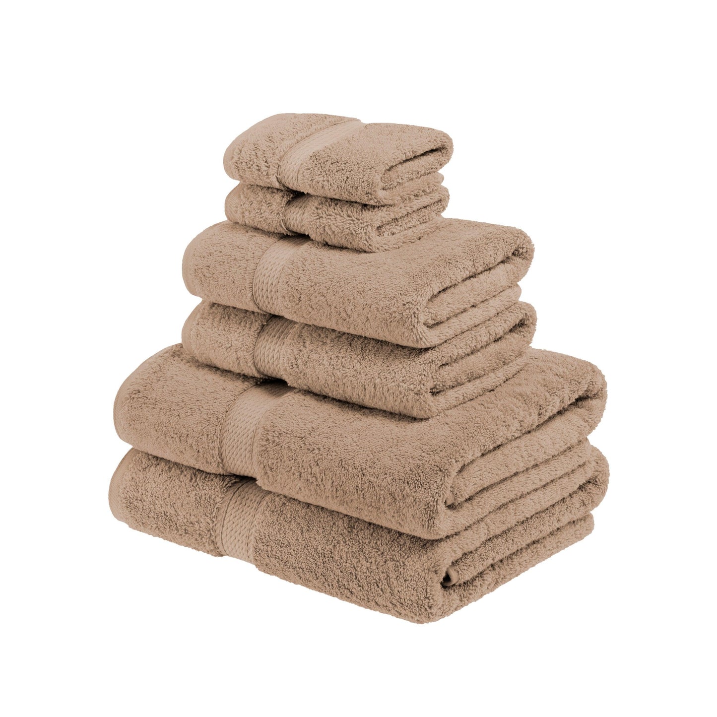 Super Plush and Absorbent Egyptian Cotton 6-Piece Towel Set FredCo