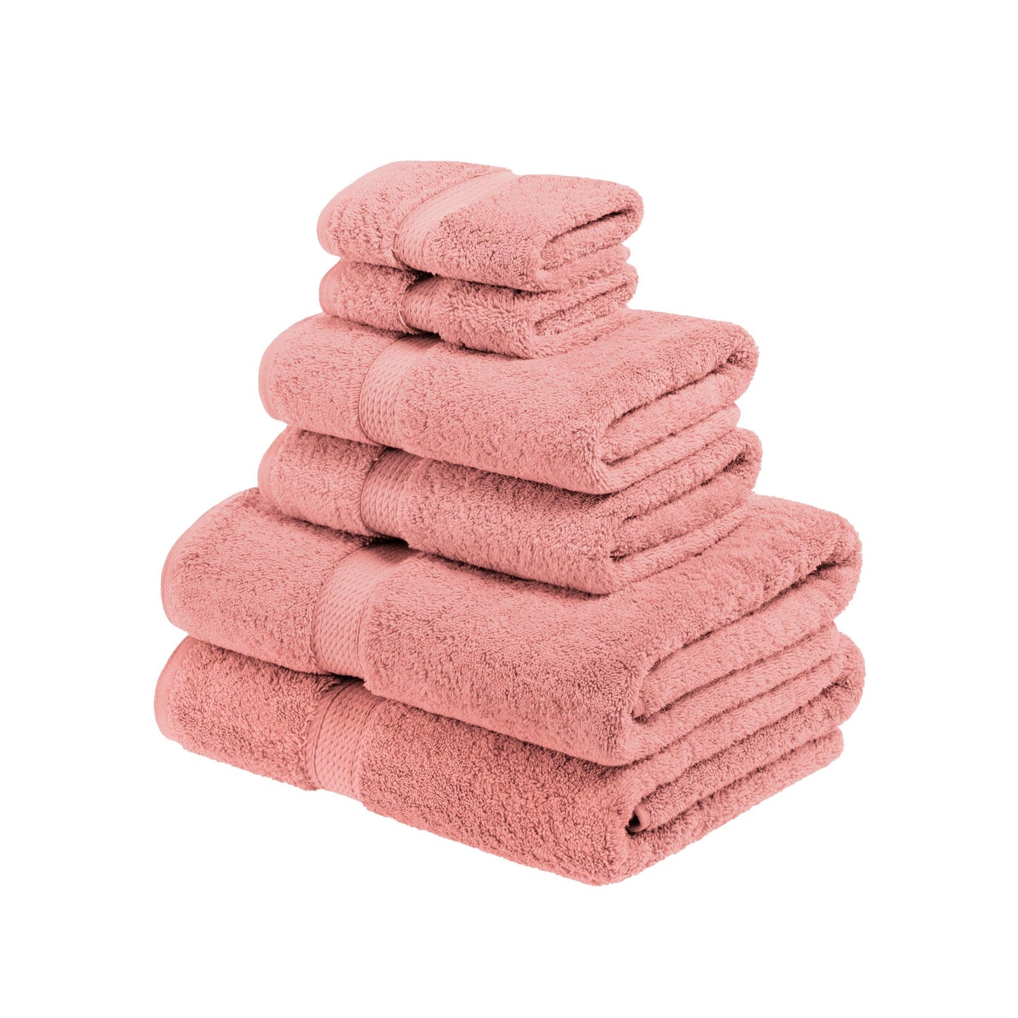 Super Plush and Absorbent Egyptian Cotton 6-Piece Towel Set FredCo