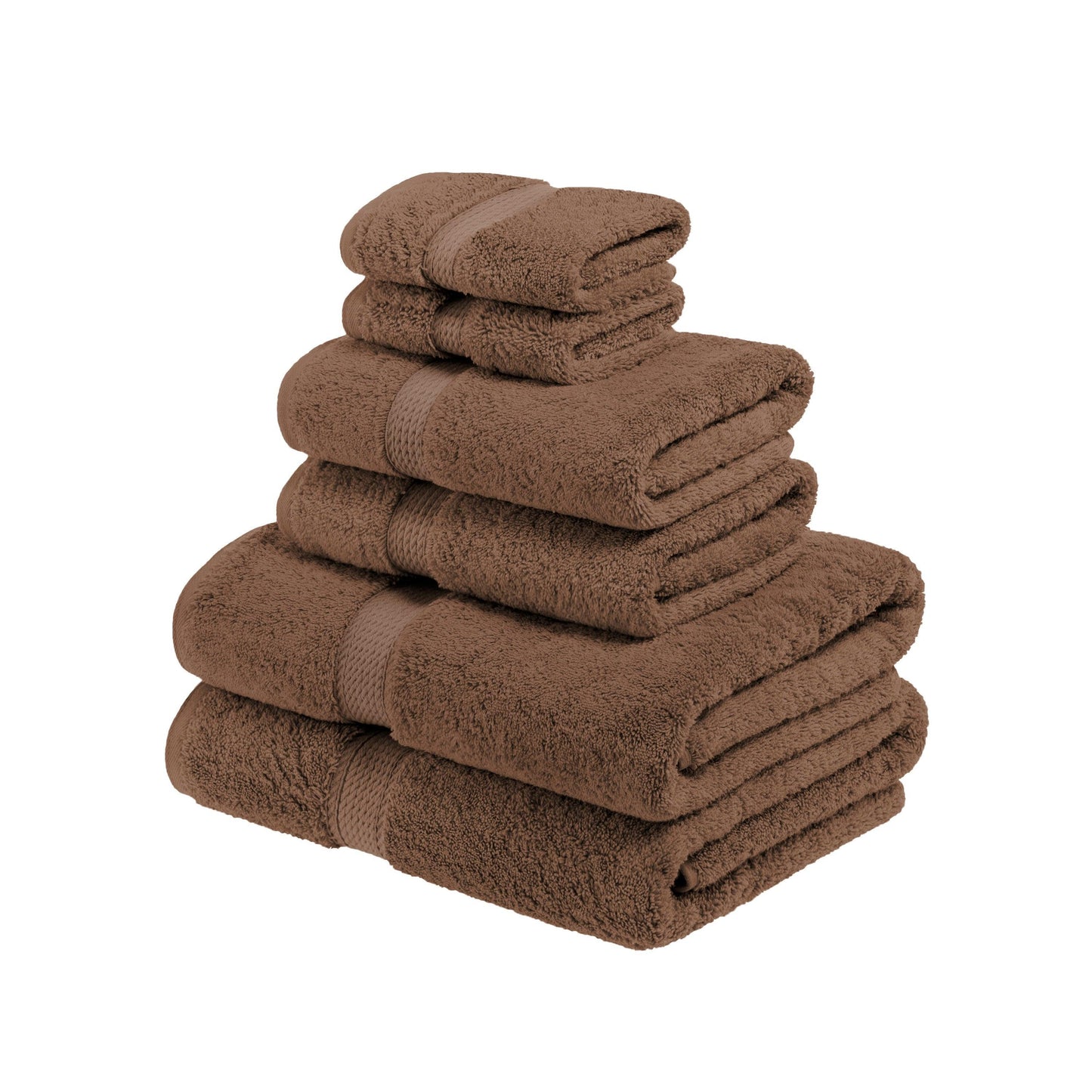 Super Plush and Absorbent Egyptian Cotton 6-Piece Towel Set FredCo