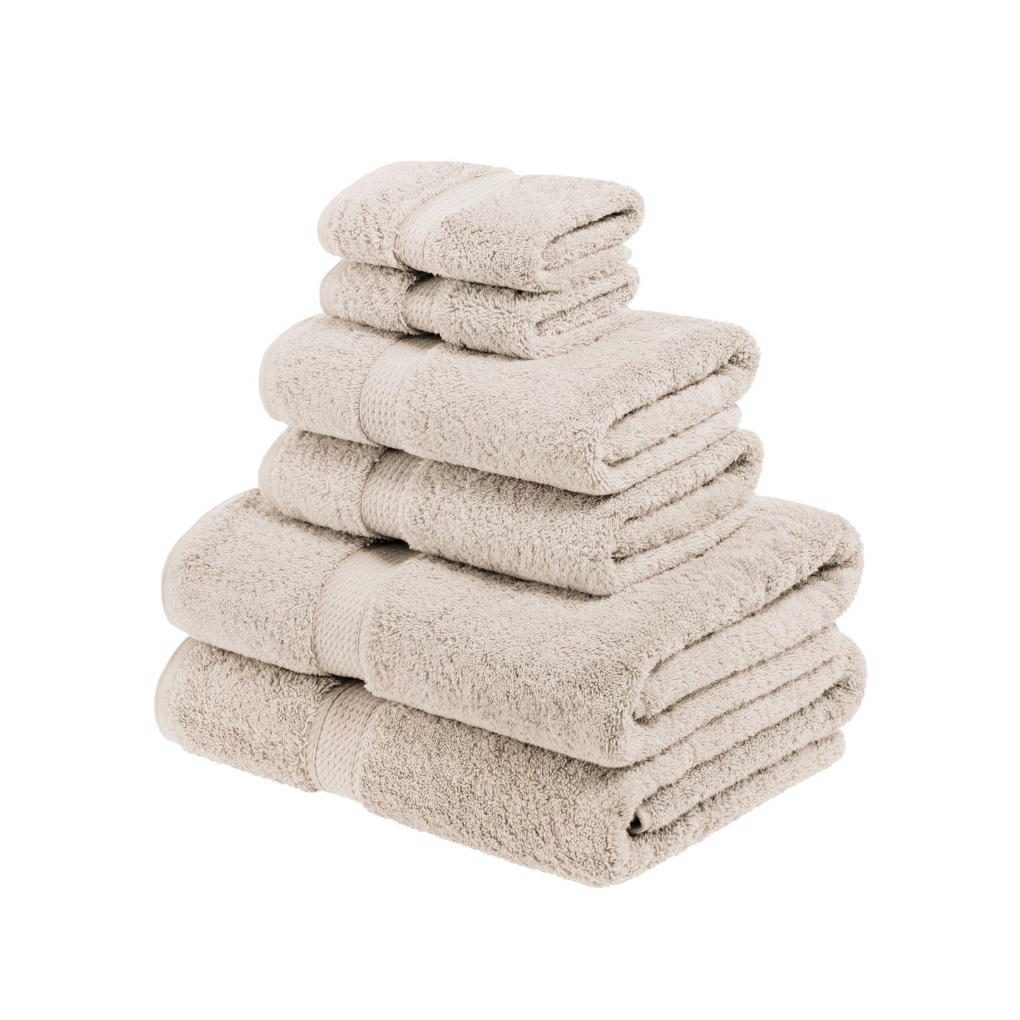 Super Plush and Absorbent Egyptian Cotton 6-Piece Towel Set FredCo