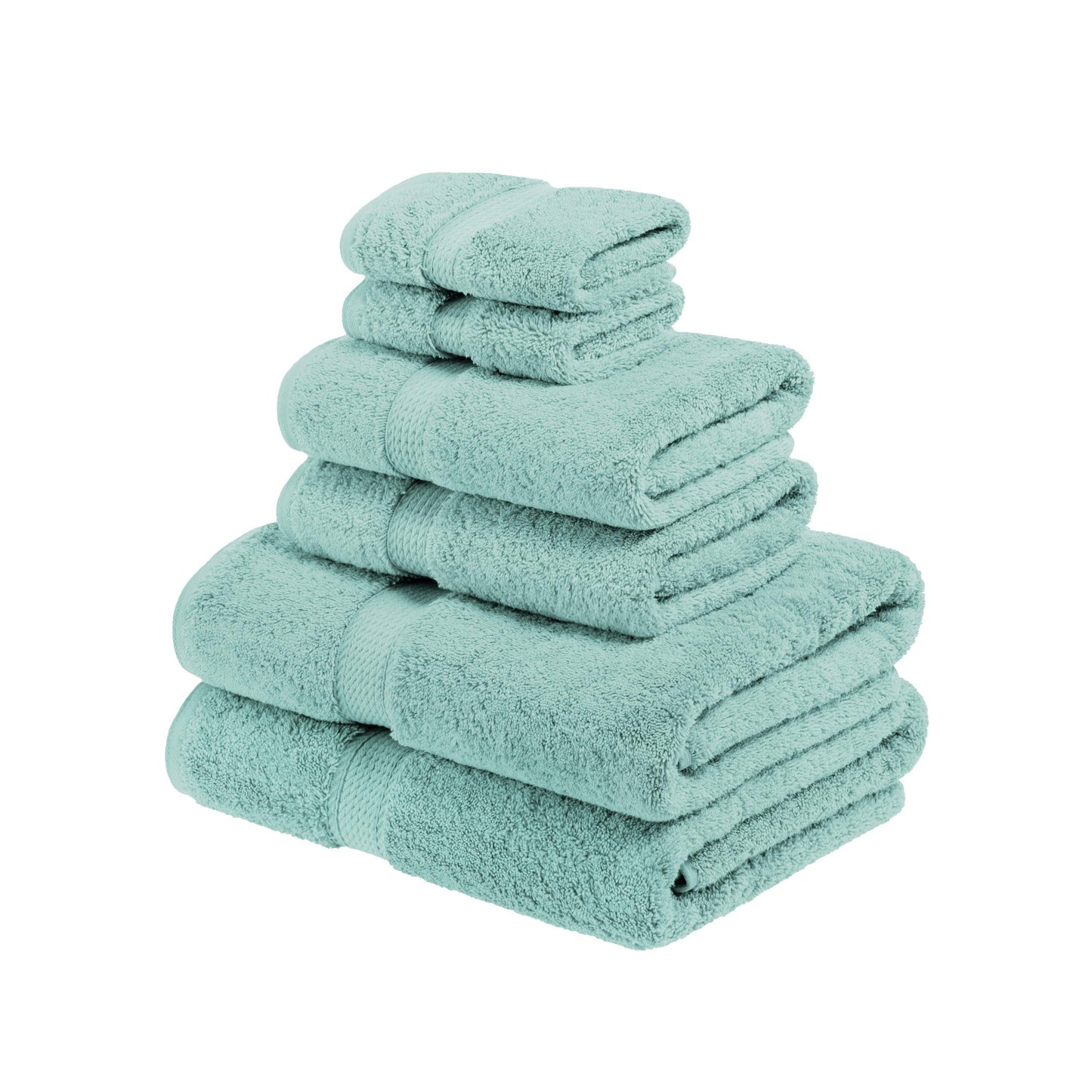 Super Plush and Absorbent Egyptian Cotton 6-Piece Towel Set FredCo