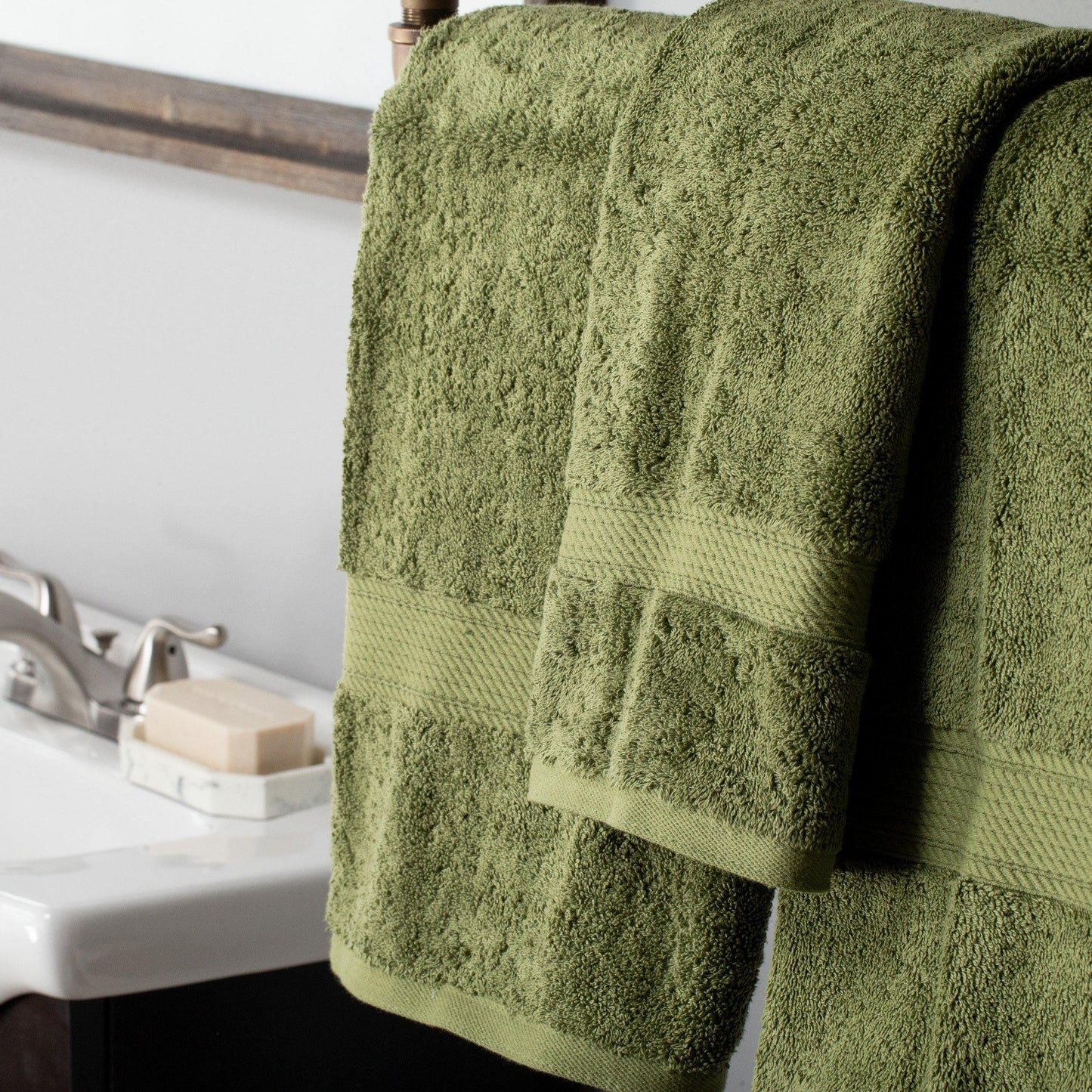 Super Plush and Absorbent Egyptian Cotton 6-Piece Towel Set FredCo