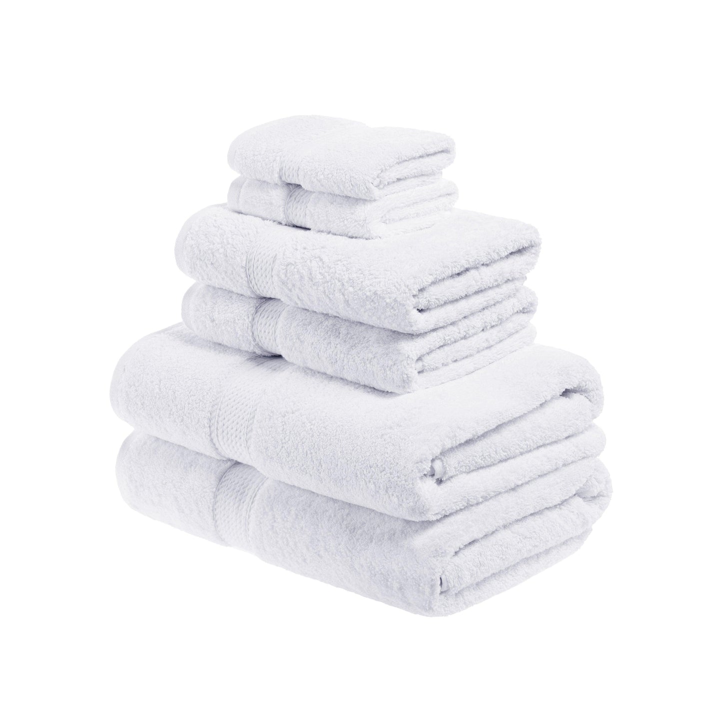 Super Plush and Absorbent Egyptian Cotton 6-Piece Towel Set FredCo