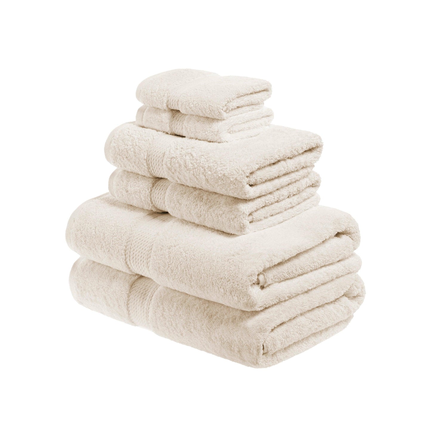 Super Plush and Absorbent Egyptian Cotton 6-Piece Towel Set FredCo