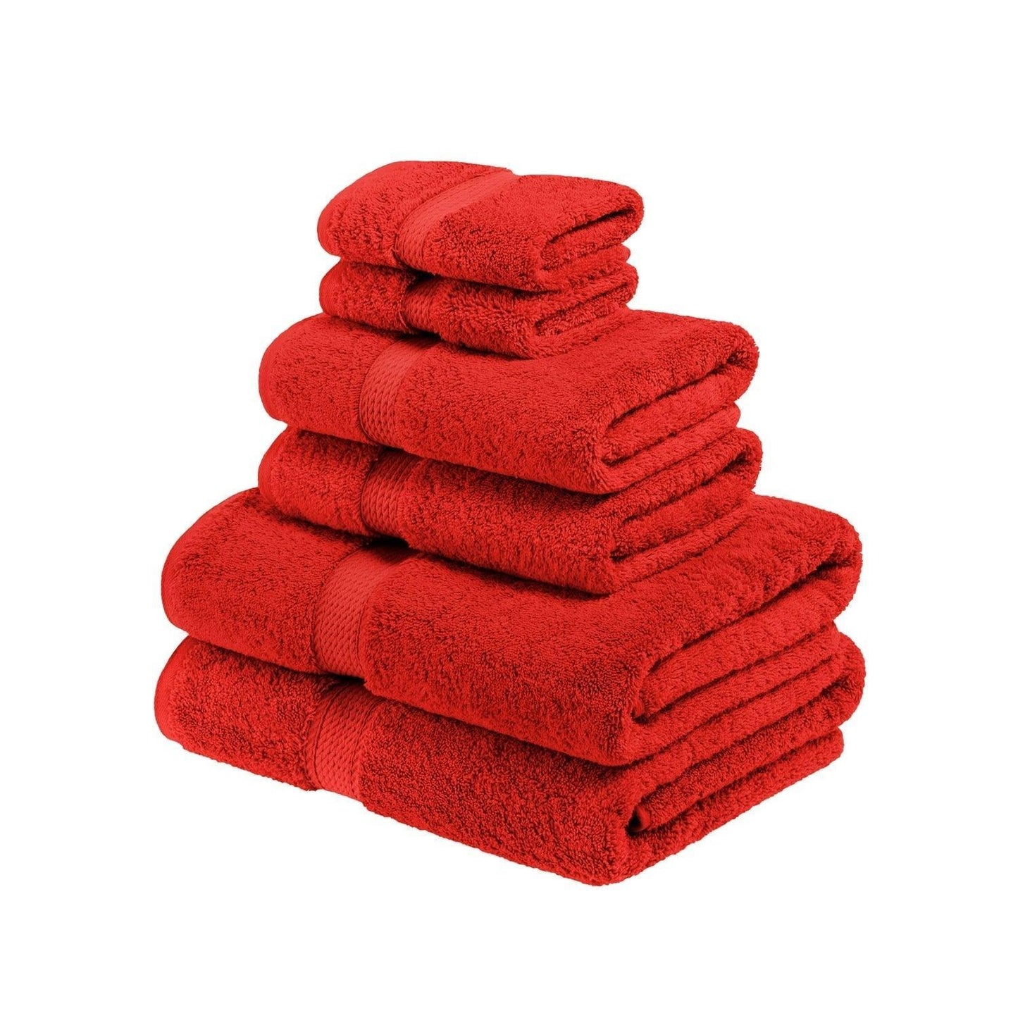 Super Plush and Absorbent Egyptian Cotton 6-Piece Towel Set FredCo