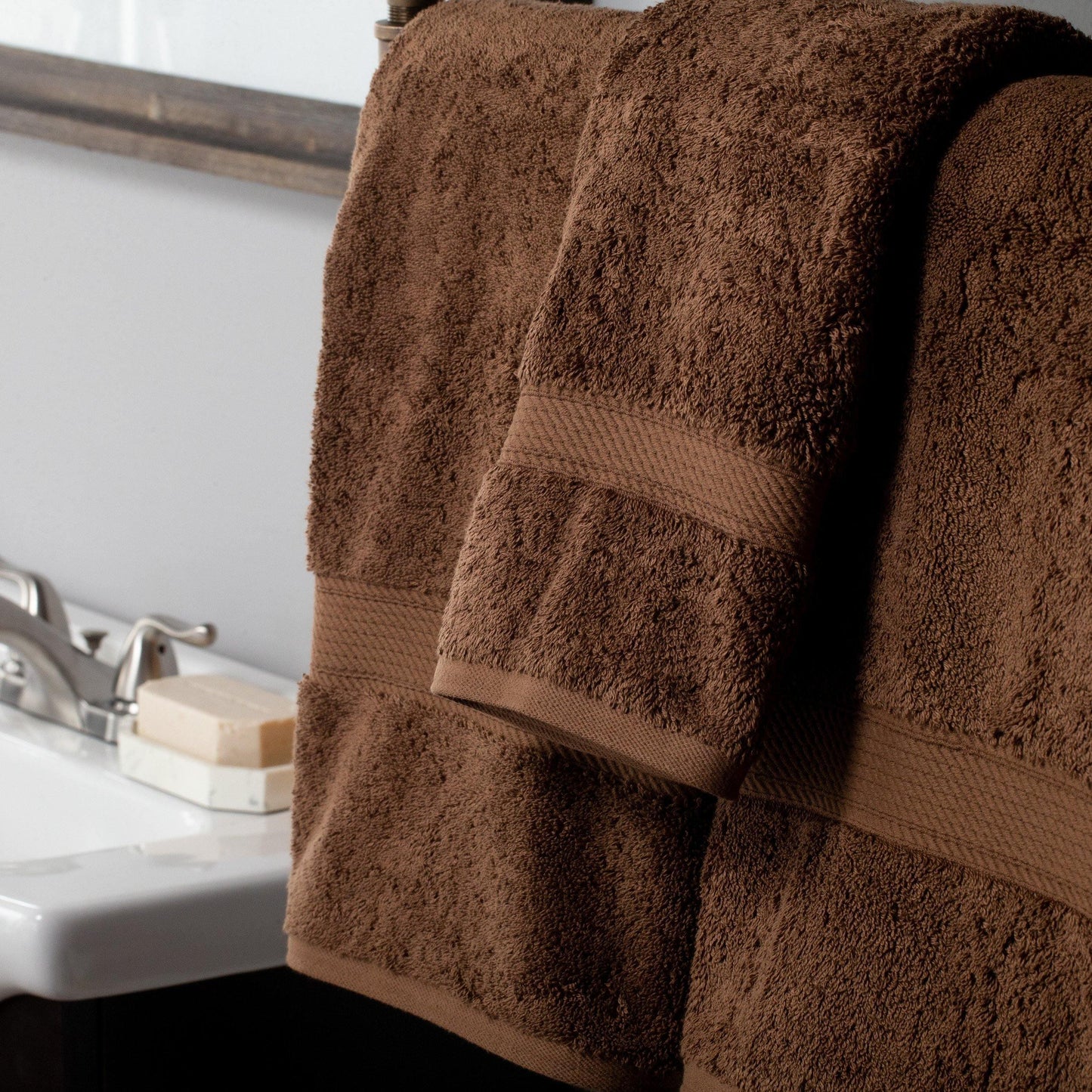 Super Plush and Absorbent Egyptian Cotton 6-Piece Towel Set FredCo