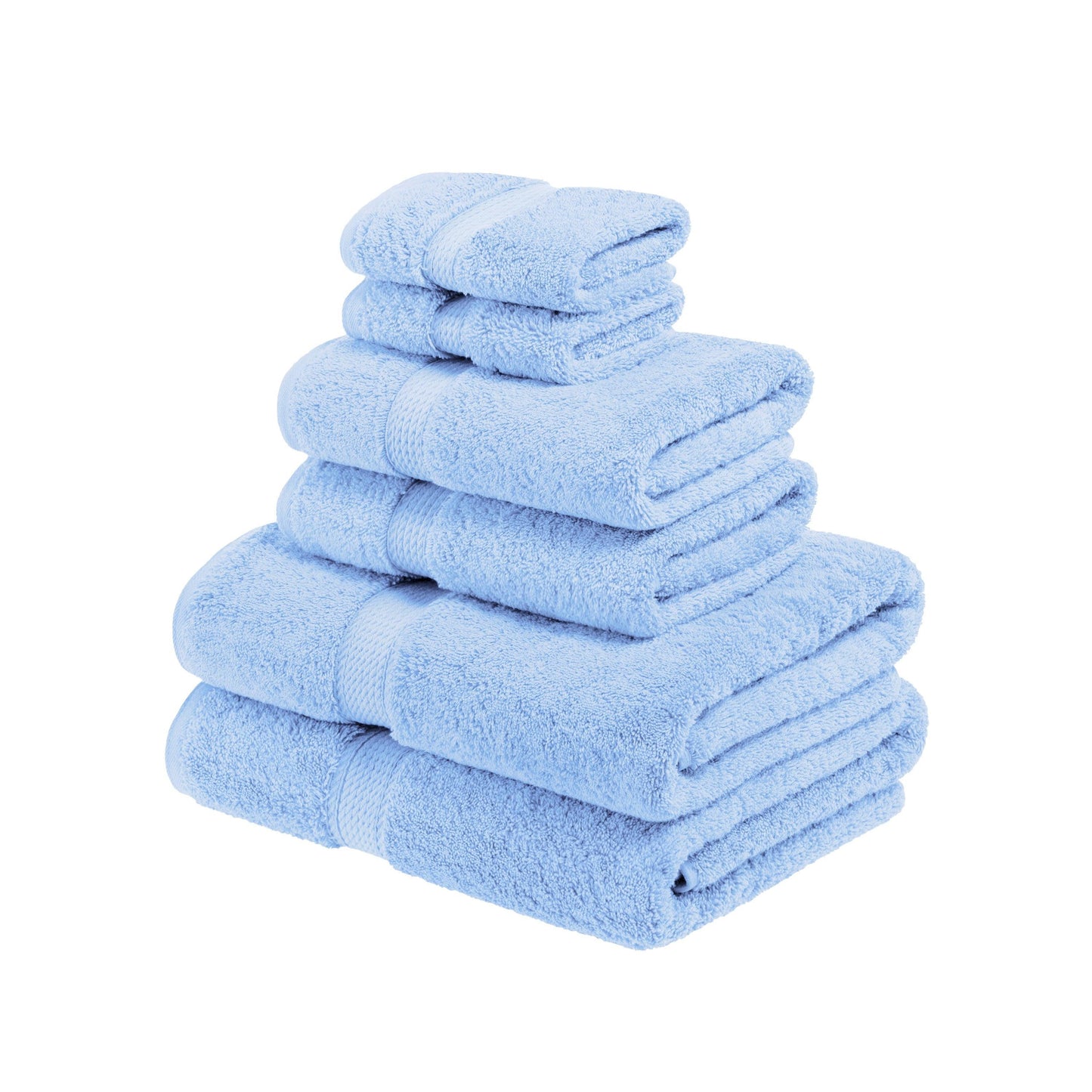 Super Plush and Absorbent Egyptian Cotton 6-Piece Towel Set FredCo
