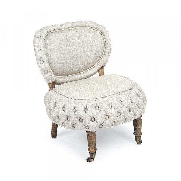 Sylvie Tufted Chair TH048 E272 A015-A FredCo