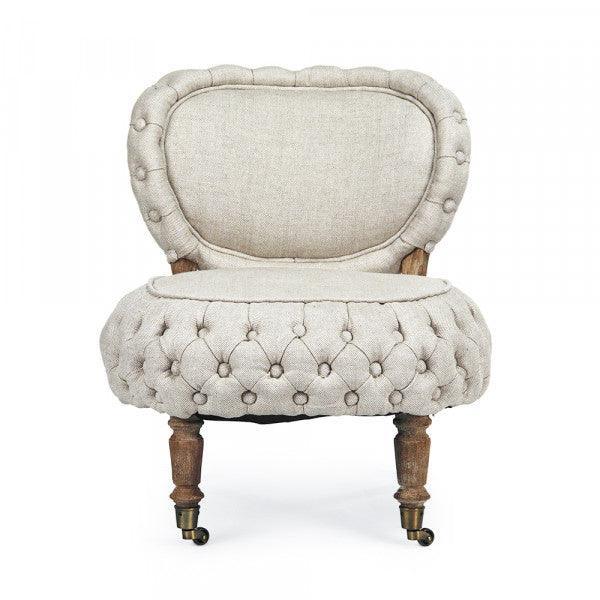 Sylvie Tufted Chair TH048 E272 A015-A FredCo