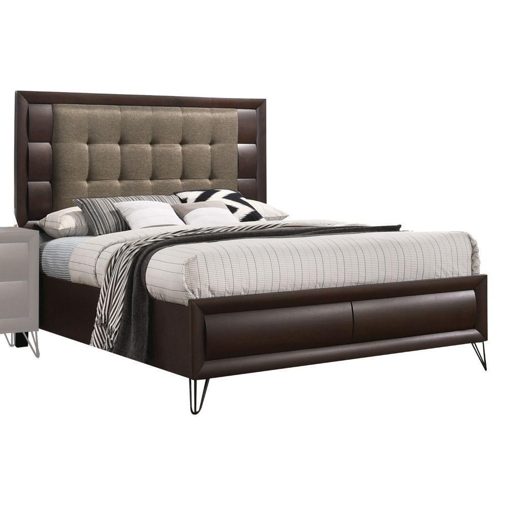 Tablita Eastern King Bed Fabric & Dark Merlot FredCo