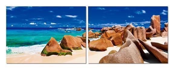 Tasmanian Tide Mounted Photography Print Diptych FredCo
