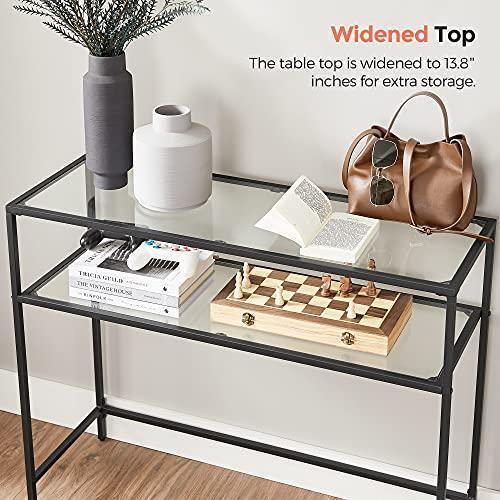Tempered Glass Console Table FredCo