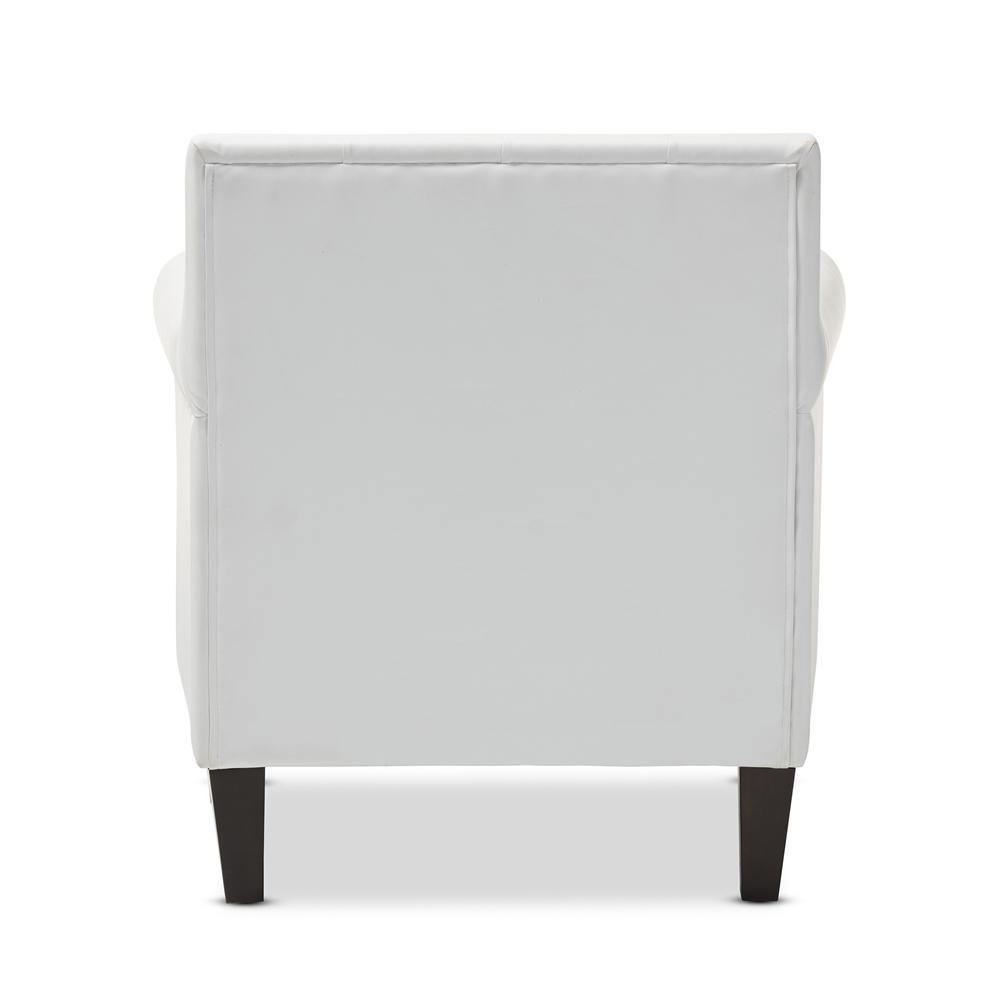Thalassa White Modern Arm Chair FredCo