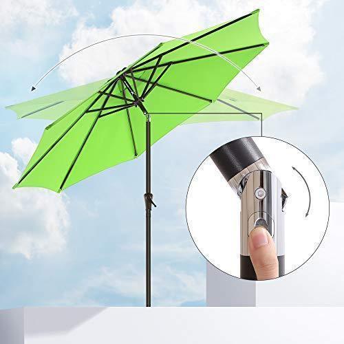 Tilt 9ft Patio Umbrella Green FredCo