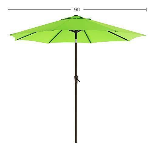 Tilt 9ft Patio Umbrella Green FredCo