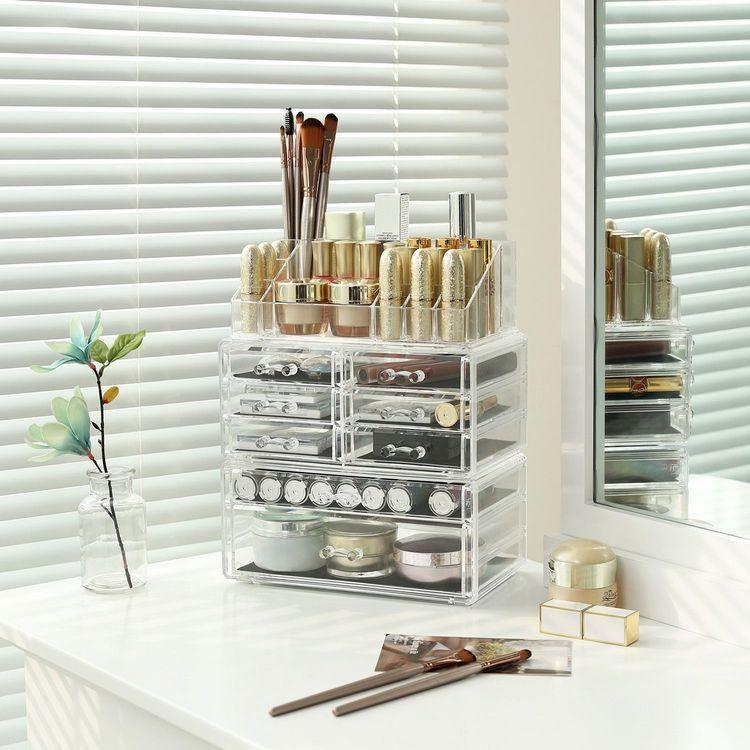 Transparent Makeup Organizer FredCo