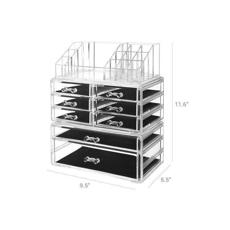 Transparent Makeup Organizer FredCo