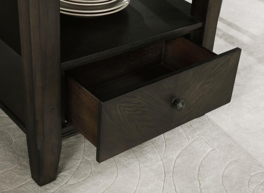 Twyla 5-piece Dining Set Dark Cocoa 115101-S5 Coaster FredCo