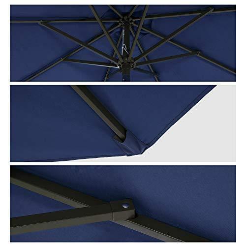UPF50 Plus Outdoor Umbrella Blue FredCo
