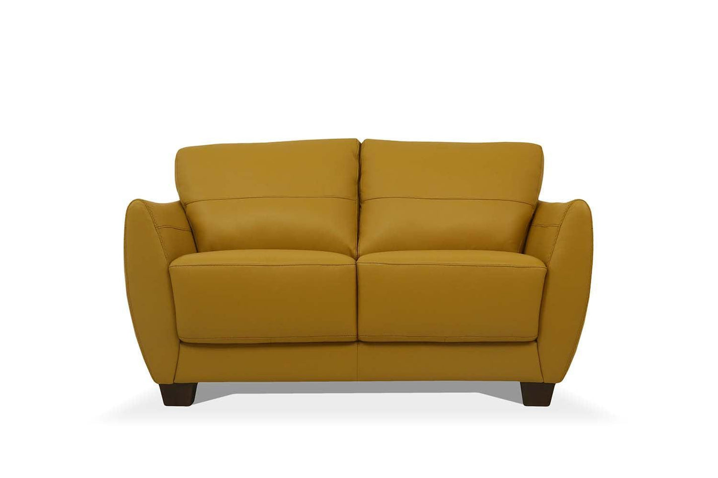 Valeria Loveseat Mustard Leather FredCo