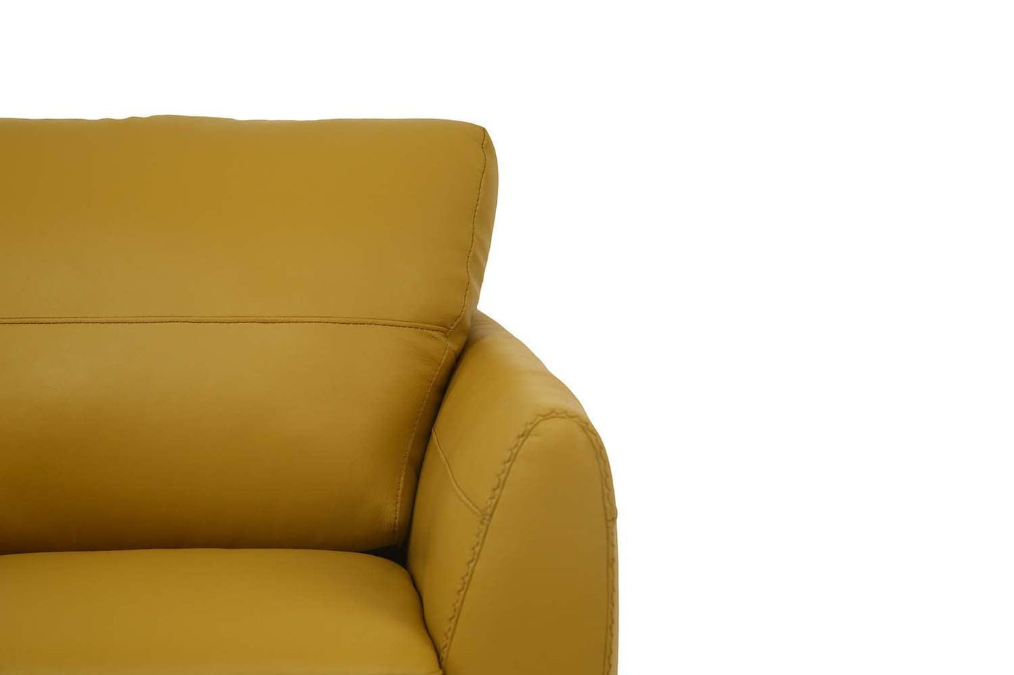 Valeria Sofa Mustard Leather FredCo