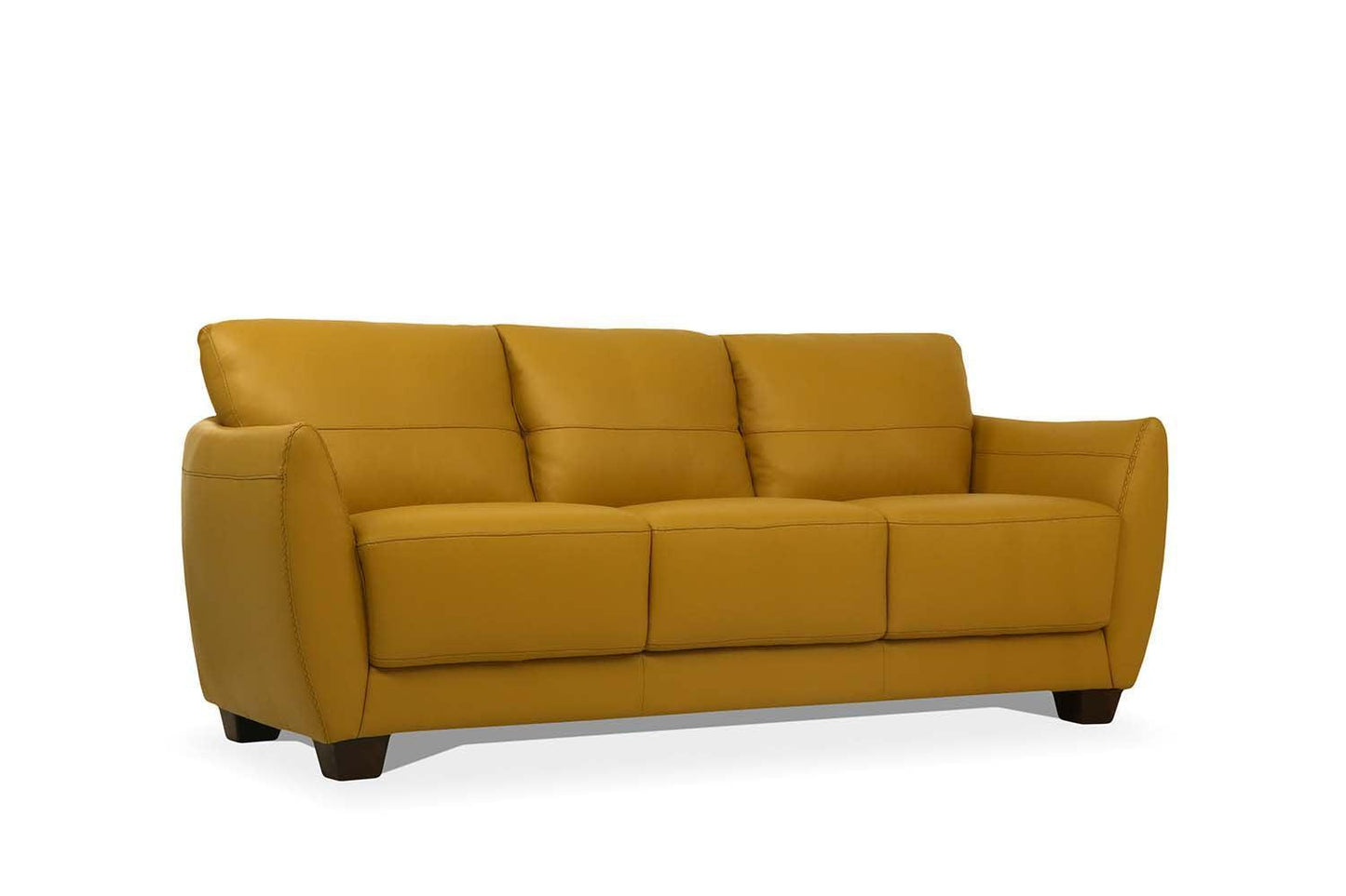 Valeria Sofa Mustard Leather FredCo