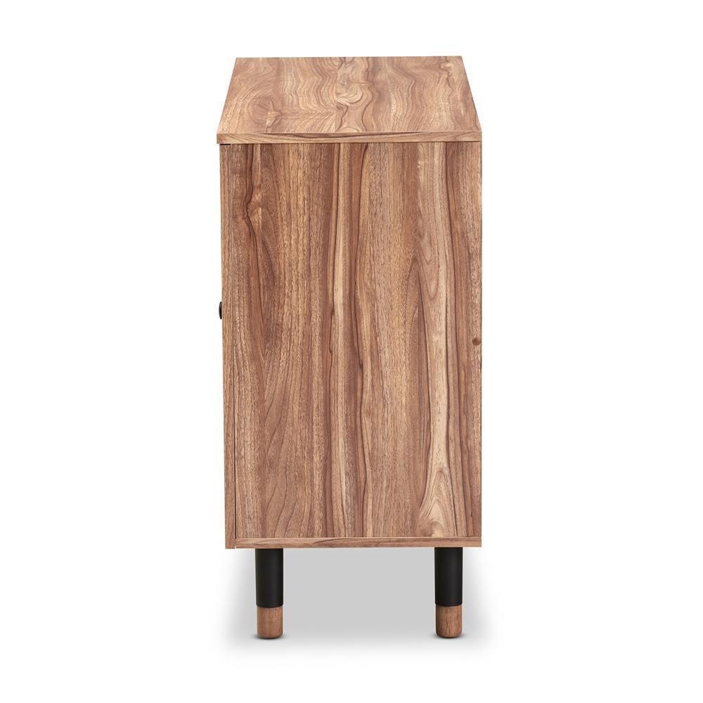 Valina Modern and Contemporary 2-Door Wood Entryway Shoe Storage Cabinet FredCo