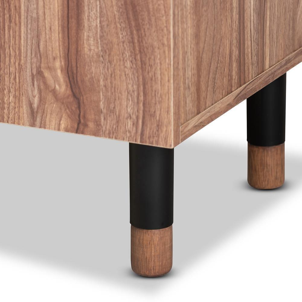 Valina Modern and Contemporary 2-Door Wood Entryway Shoe Storage Cabinet FredCo