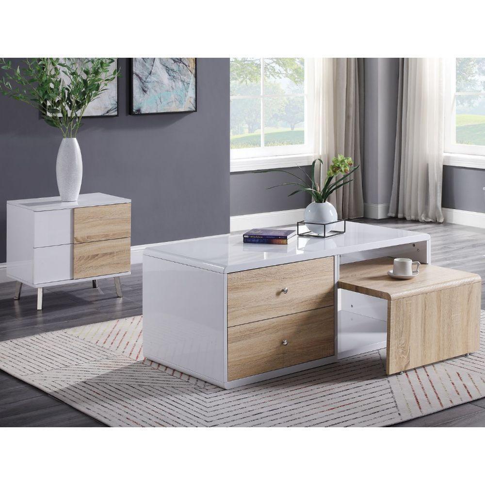 Verux Coffee Table White High Gloss FredCo