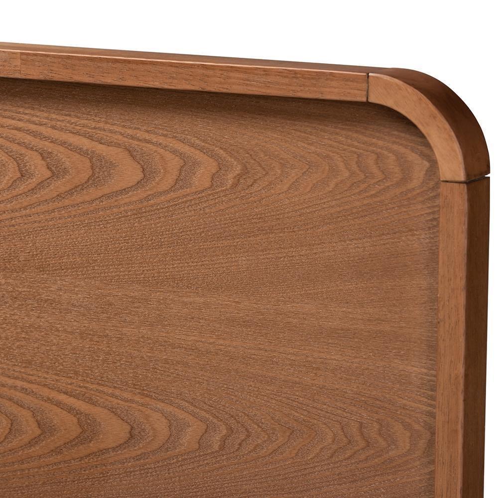 Vita Modern Transitional Ash Walnut Brown Finished Wood 4-Drawer Queen Size Platform Storage Bed FredCo